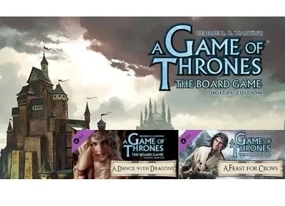 Game Of Thrones Digital Board Game + Dragons & Crows DLCs Bundle - PC Steam Keys • $10.99
