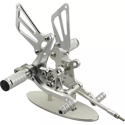 US Silver Rearsets Footpegs Rearset For Suzuki Gsxr 600/750 00-05 GSXR1000 01-04 • $79.98