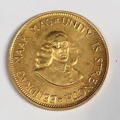 1962 South Africa 2 Rand Gold Coin - Nice Uncirculated -High Quality Scans #C852 • $917.74