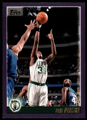 2000-01 Topps Paul Pierce Boston Celtics #75 • $1