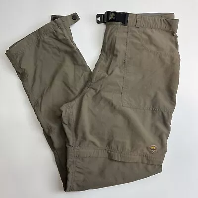 Mountain Hardware Men’s Convertible Nylon Pants Belted Hiking Performance Large • $24.95