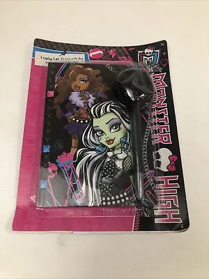 Monster High Diary With Pen 2014 Retired Old Stock Semi Sealed • $14
