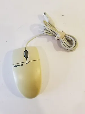 Microsoft X05-51692 Wheel Mouse Serial & PS/2 Compatible Trackball 2-Button • $17.99