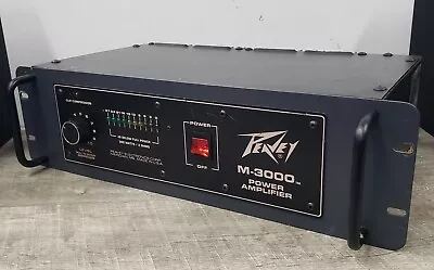 *SEE VIDEO* Vintage 1982 Peavey M-3000 Power Amplifier W/ Compressor  • $240