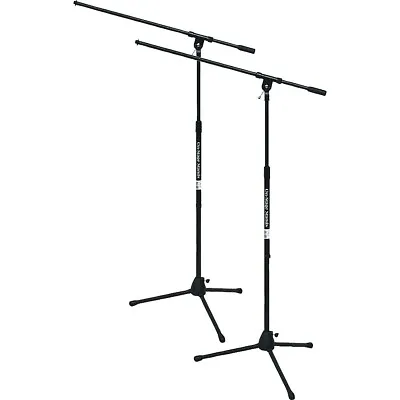 On-Stage Stands Tripod Mic Stand With Boom 2-Pack • $62.95