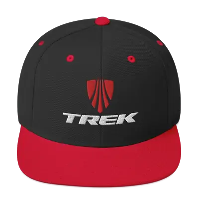 TREK Bicycle Mountain Bike Logo Embroidered Snapback Hat Baseball Cap Hat • $27.90