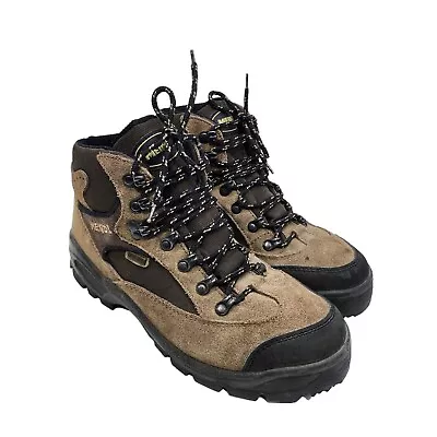 Meindl Hiking Boots Men's Size 7.5 Leather Brown • $74.99