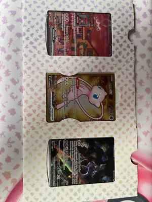 Pokemon 151 UPC Promo Set - Metal Mew 205/165 Mewtwo 052 Mew 053 • $14.49