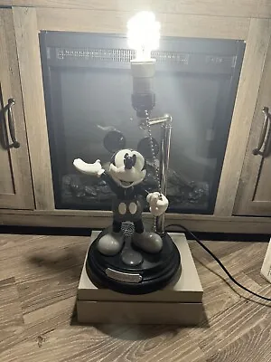 Vintage Mickey Mouse Talking Lamp No Shade - Collector Broken Arm *rare* • $115