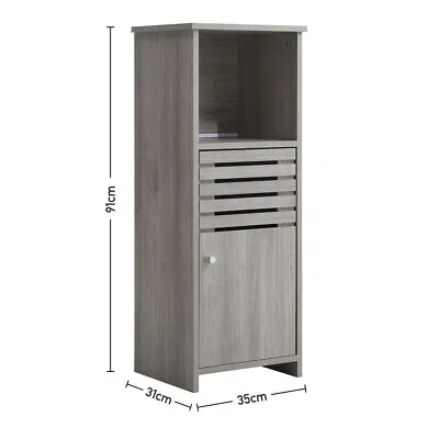 Bathroom Cabinet Shelf Cupboard Storage Unit Washstand Toiletries Shower Caddy • £55.95