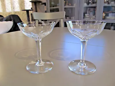 2 Baccarat Crystal Zurich 5  Wine Glasses • £48.65