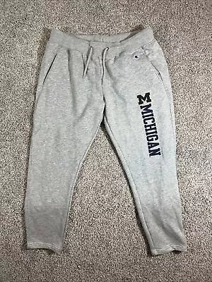 Michigan Wolverines Champion ￼Athletic Pants Women's Gray Sz M • $17.17