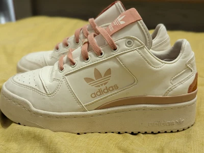 $50 • Buy Adidas Forum Bold White Blush Aus Size 8 