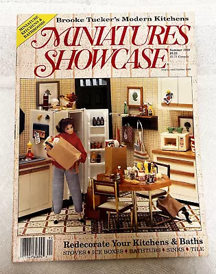 Miniatures Showcase Magazine Summer 1989 Doll House 65 Pages • $5