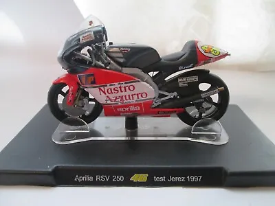 Valentino Rossi Aprilia Rsv 250 #46 Test Jerez 1997 1-18 Scale Model • £8