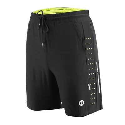 ROCKBROS Cycling Biker Shorts Sports Shorts Exercise Fitness Mens Shorts Black • $17.96