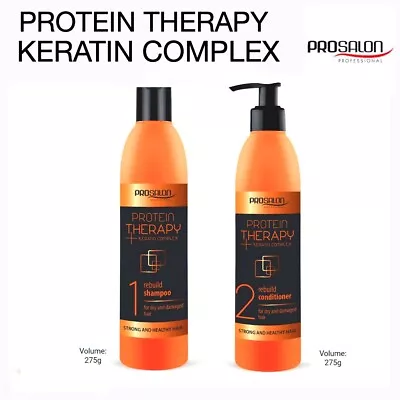 Protein Hair Repair Keratin Complex Treatment Shampoo & Conditioner Mask • £14.99