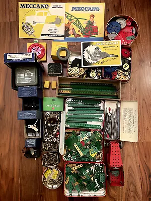 £600 • Buy 1950s & 1960s Meccano Kits Inc. Outfit No. 4, Mechanism Outfit 4, Gears Outfit B