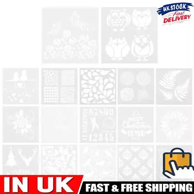 Plastic Cake Spray Stencils Birthday Cake Mold DIY Mould Fondant Template # • £4.19