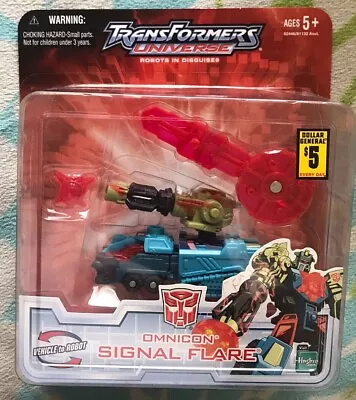 Transformers Universe Omnicon Signal Flare Moc Opened 2004. • $24.95