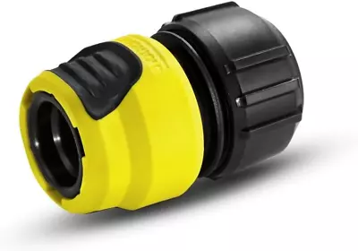 Kärcher 2.645-194.0 Universal Hose Connector Plus With Aqua Stop Black Yellow • £8.70