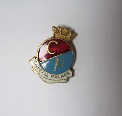£14.99 • Buy Crystal Palace Fc - Vintage Enamel Coffer Badge