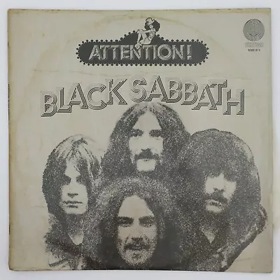 Black Sabbath Attention Mistake Israel Israeli Lp Orig Different Vertigo Swirl • $90