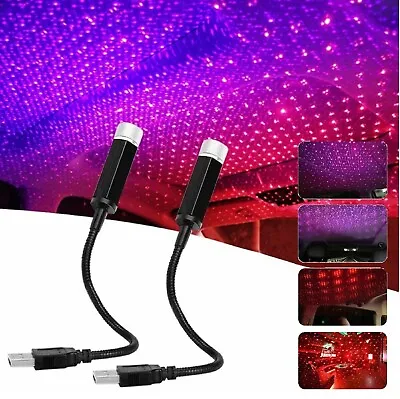 $8.99 • Buy Car Interior Roof Atmosphere Starry Sky Night Projector Lamp USB LED Star Light