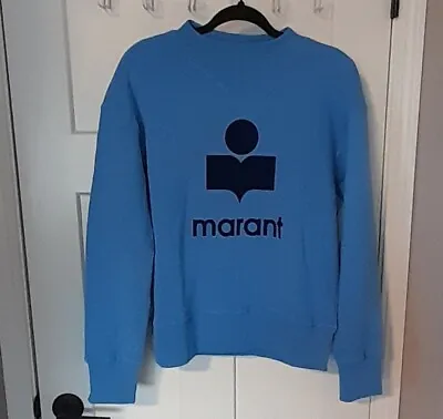 Isabel MARANT Moby Logo Sweatshirt Color Blue  Size M(38) Pre-owned  • $115