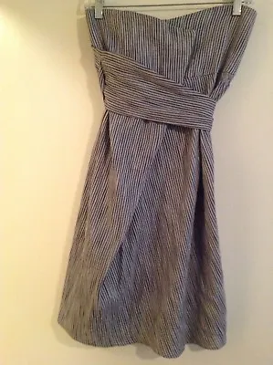 VANESSA BRUNO Strapless Wrap Style Above Knee/ Mini Womens Dress - Size 34 • $33