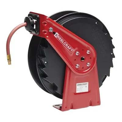 Reelcraft Rt650-Olp 3/8  X 50 Ft. Spring Return Hose Reel Max 300 Psi W/Hose • $265.99