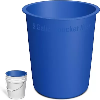 5 Gallon Bucket Liner Flexible For Mixing LiquidsPowdersConcreteAdhesivePain • £41.99