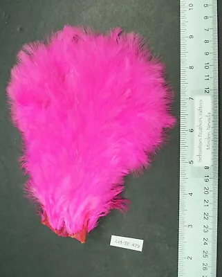 Dyed Pink Rump Marabou Patch Lot-SF 479 • $4.99