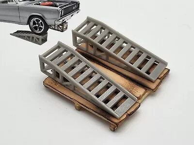 Car Garage Ramp For  1/24 And 1/25 Scale Model Cars  • $7.80