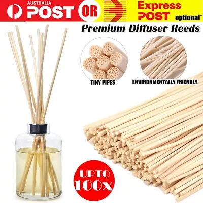 10-100x Premium Quality Reed Diffuser Reeds Rattan Fiber Stick Bulk Pack 3x200mm • $9.95