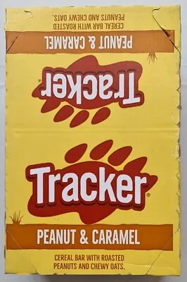 TRACKER PEANUT & CARAMEL CEREAL NUT BARS. 24x37g. BB 15/07/2024 • £20.99
