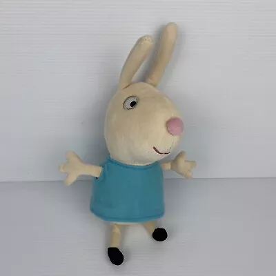 TY Rebecca Rabbit Plush Peppa Pig Friend 25cm Soft Stuffed Toy Beanbag 2014 • $14.95