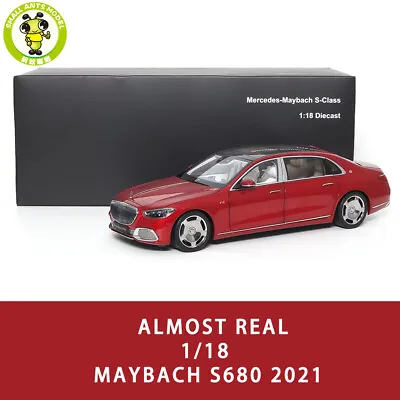 1/18 Benz Maybach S Class S680 2021 Almost Real 820119 Red Diecast Model Car • $174.25