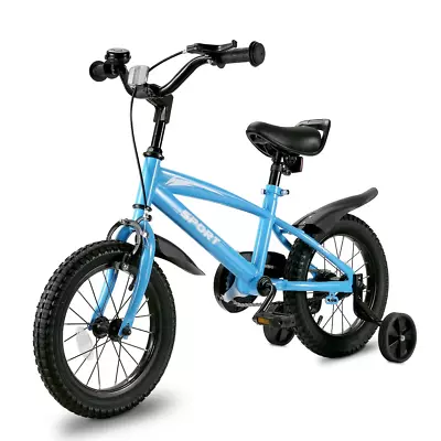 14 / 16  Kids Bike Girls And Boys Blue Bike For Age 3-6 / 4-8 Years Old • $132.63