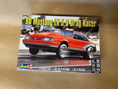 Revell '90 Mustang LX 5.0 Drag Racer 1/25 Scale Model Kit 85-4195 NHRA MINT LOOK • $22