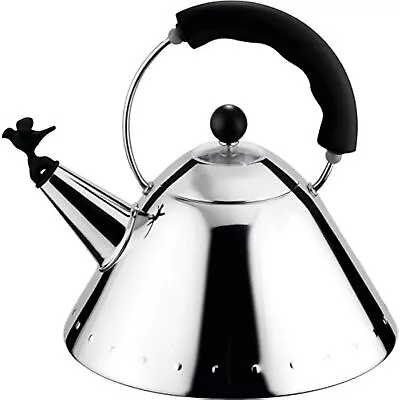 Alessi  Graves Kettle With Black Bird Shaped Whistle  New Nib • $215