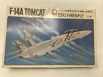 Mannen 1:100 F-14A Tomcat Vintage Model Airplane Kit 009-300 Complete • $27