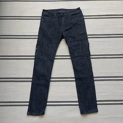Dainese Denim Slim Tex Pants Jeans Black Size 31 Motorcycle Knee Protective • $65