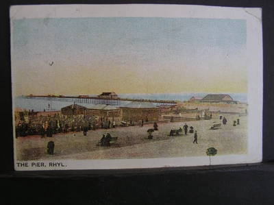 £1.39 • Buy Postcard - Rhyl - The Pier & Front - Denbighshire North Wales - 1905