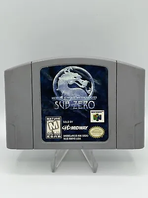 N64 Mortal Kombat Mythologies: Sub-Zero (Nintendo 64 1997) Tested / Working • $22.99