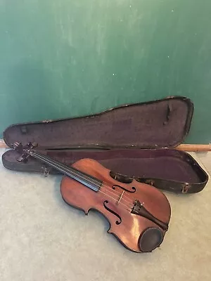 Rare Fine Old Antique 4/4 Violin Labeled Charles Maucotel London 1850 Scarce • $162