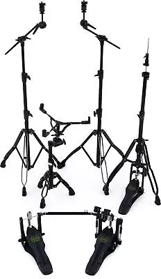 Mapex Armory 5-piece Hardware Pack With Double Pedal - Black Plated • $659