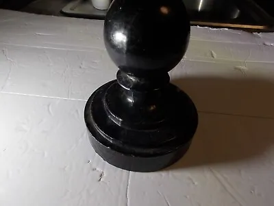 Ball Top  (1) Cast Iron Style Fence Finials Toppers Finial Used Item Heavy • $19
