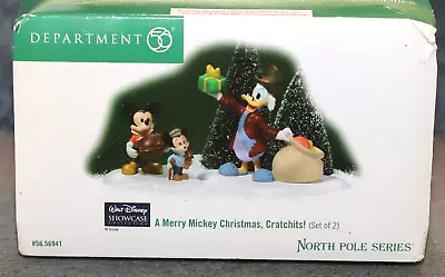 Dept 56 A Merry Mickey Christmas Cratchits! Disney Showcase North Pole 56941 • $42.99