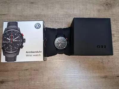 Volkswagen Original GTI Chronograph Watch Wristwatch Used In Japan • $189.15